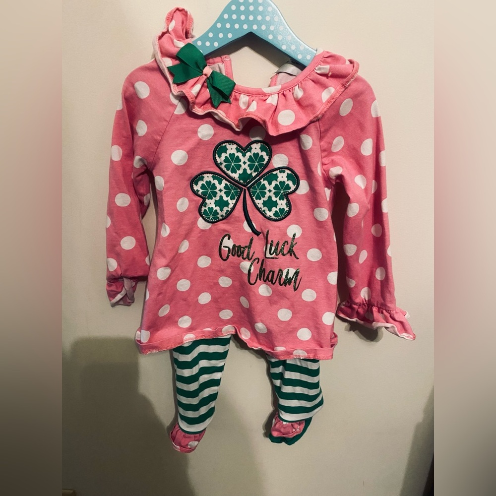 Rare Editions St Pattys Day size 5 outfit